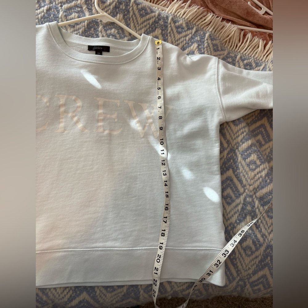 J. Crew Soft Blue Crew Neck Sweater - Picture 7 of 8